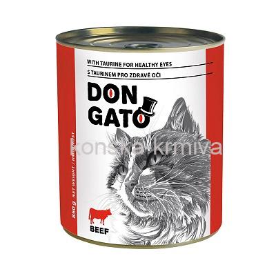 Don Gato konzerva pro kočky - hovězí
