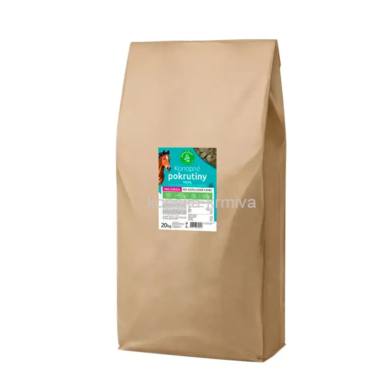 Zelená země - Konopné pokrutiny 1 kg