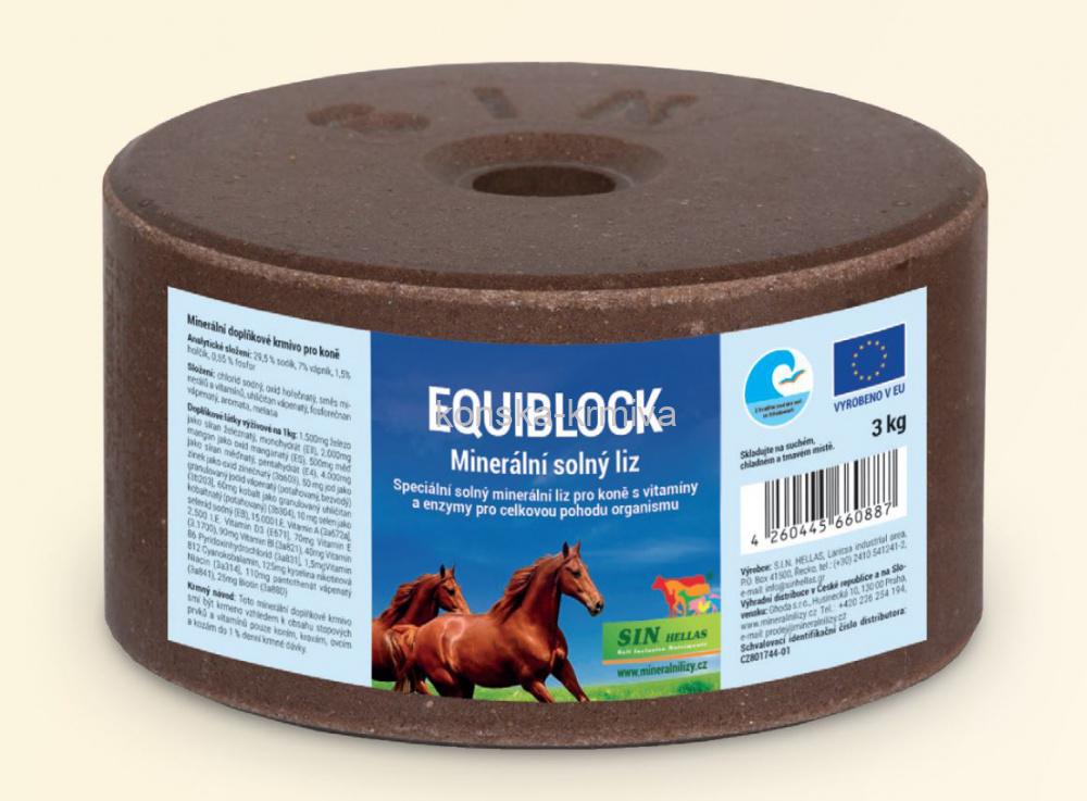 Liz minerální Equiblok (s vitamíny a enzymy) 3 kg