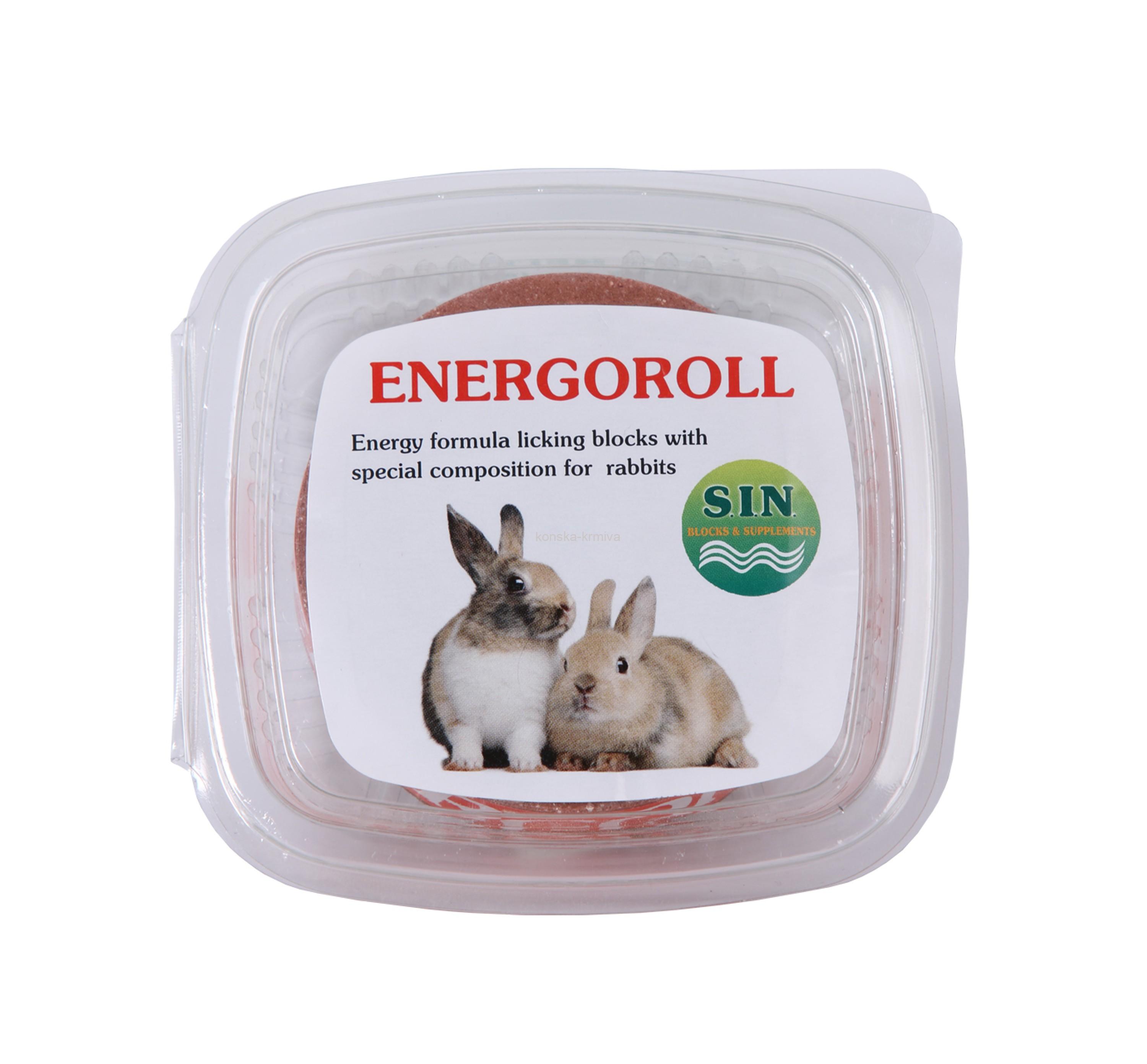 EnergoRoll - Minerální liz pro králíky 250g