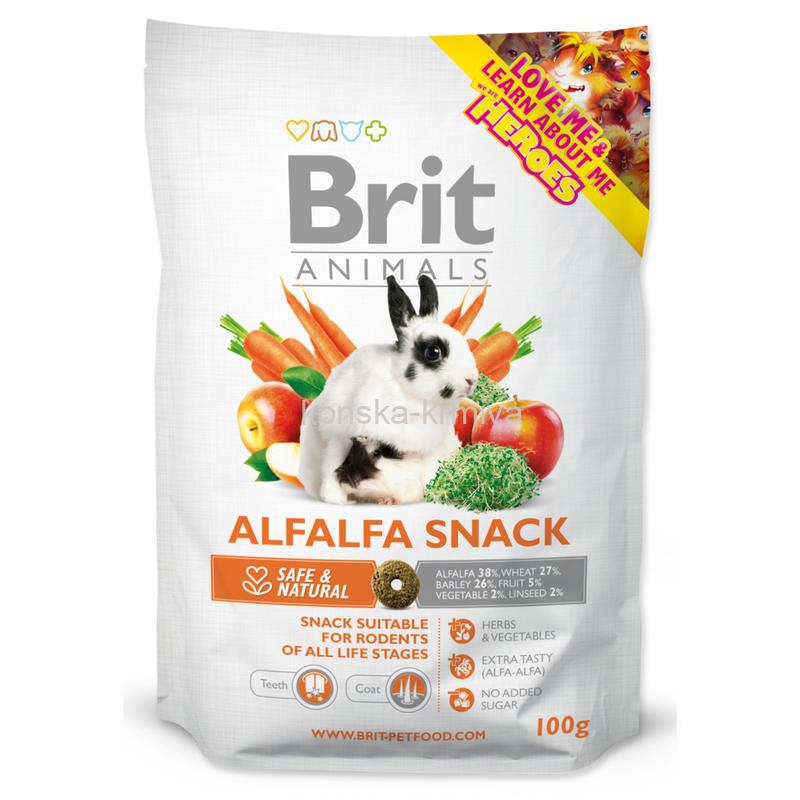 BRIT Animals ALFALFA SNACK for RODENTS 100g
