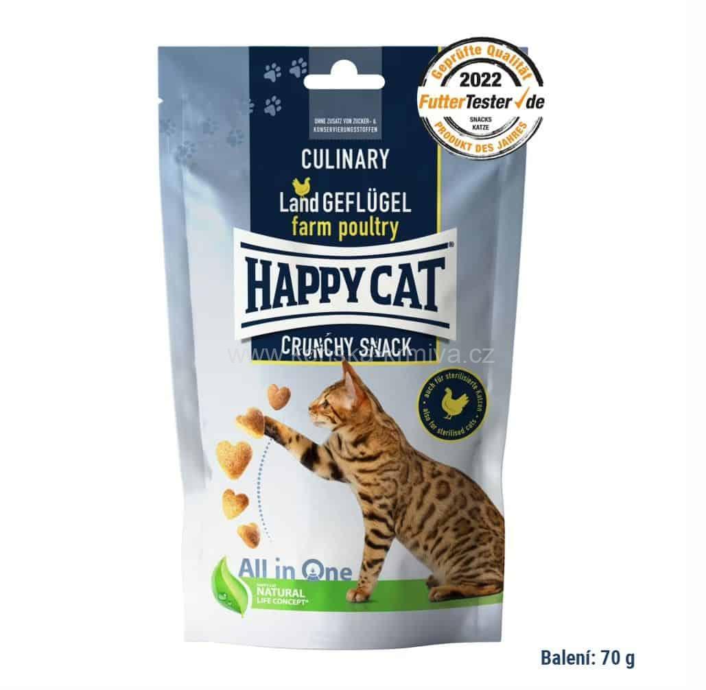 Happy Cat - Culinary Crunchy Snack Drůbež 70 g