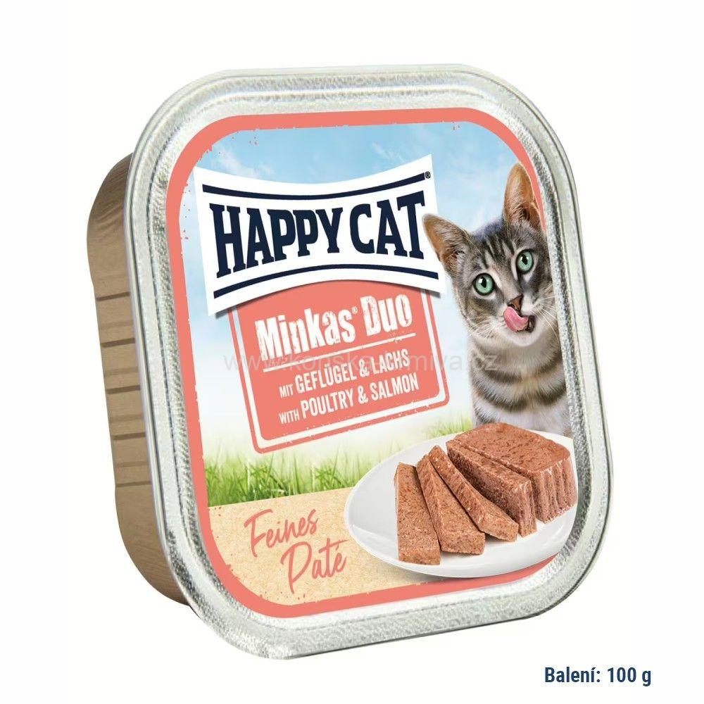 HC Minkas Duo Paté - Drůbež & Losos 100 g