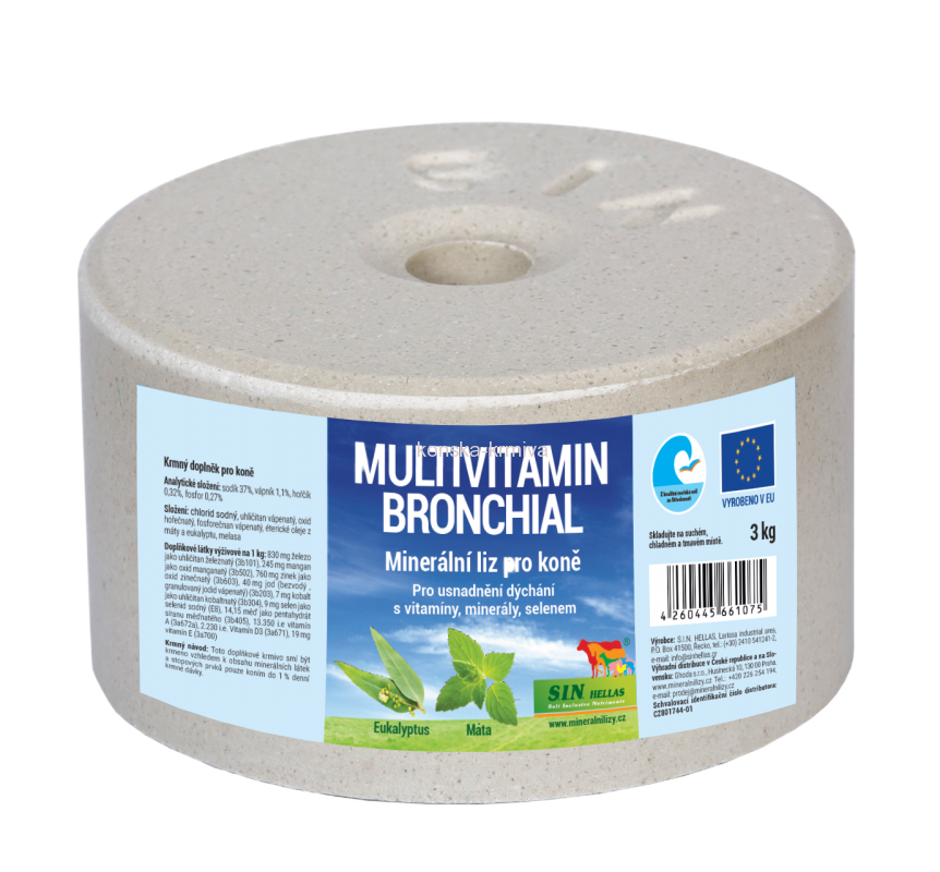 Liz minerální Bronchial 3 kg