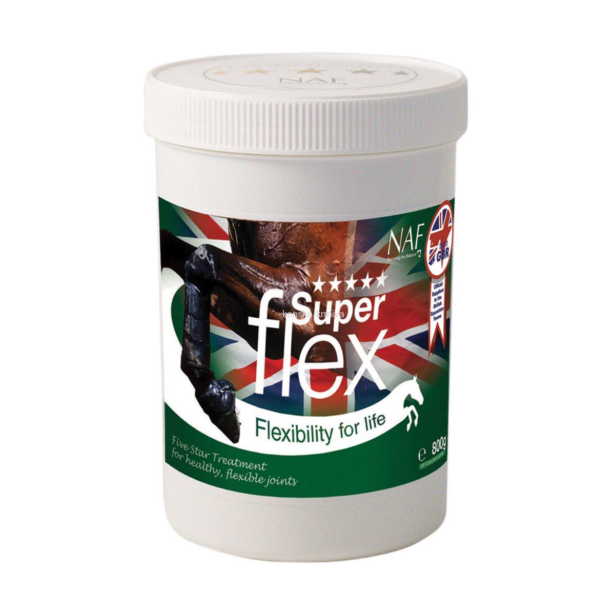 NAF SUPERFLEX Powder (prášek), prémiová péče o klouby, balení 800g