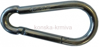 Karabina se západkou pozinkovaná 10x100 mm