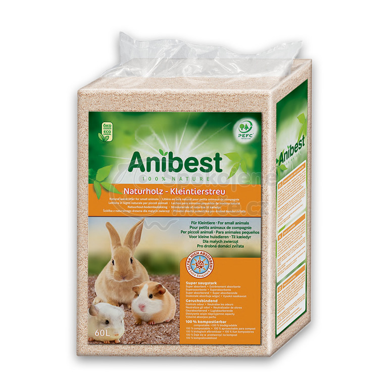 Anibest hobliny jemné 60l 3,2kg