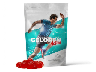 Geloren ACTIVE 400g - Pomeranč (90ks)