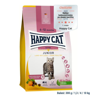 Happy Cat Junior - Land Geflügel / Drůbež