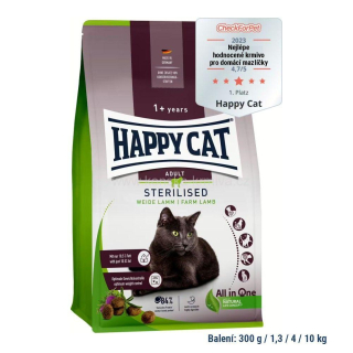 Happy Cat Sterilised - Weide-Lamm / Jehnečí