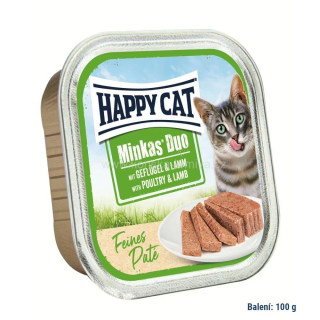 HC Minkas Duo Paté - Drůbež & Jehně 100 g